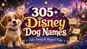 305+ Disney Dog Names Cute, Funny & Magical Picks