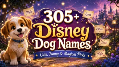 305+ Disney Dog Names Cute, Funny & Magical Picks