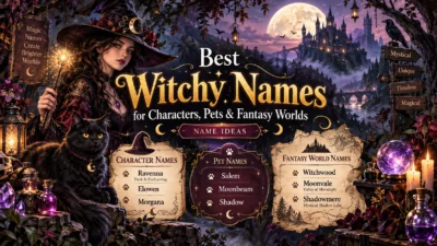 Best Witchy Names for Characters, Pets & Fantasy Worlds🧹🧙‍♀️