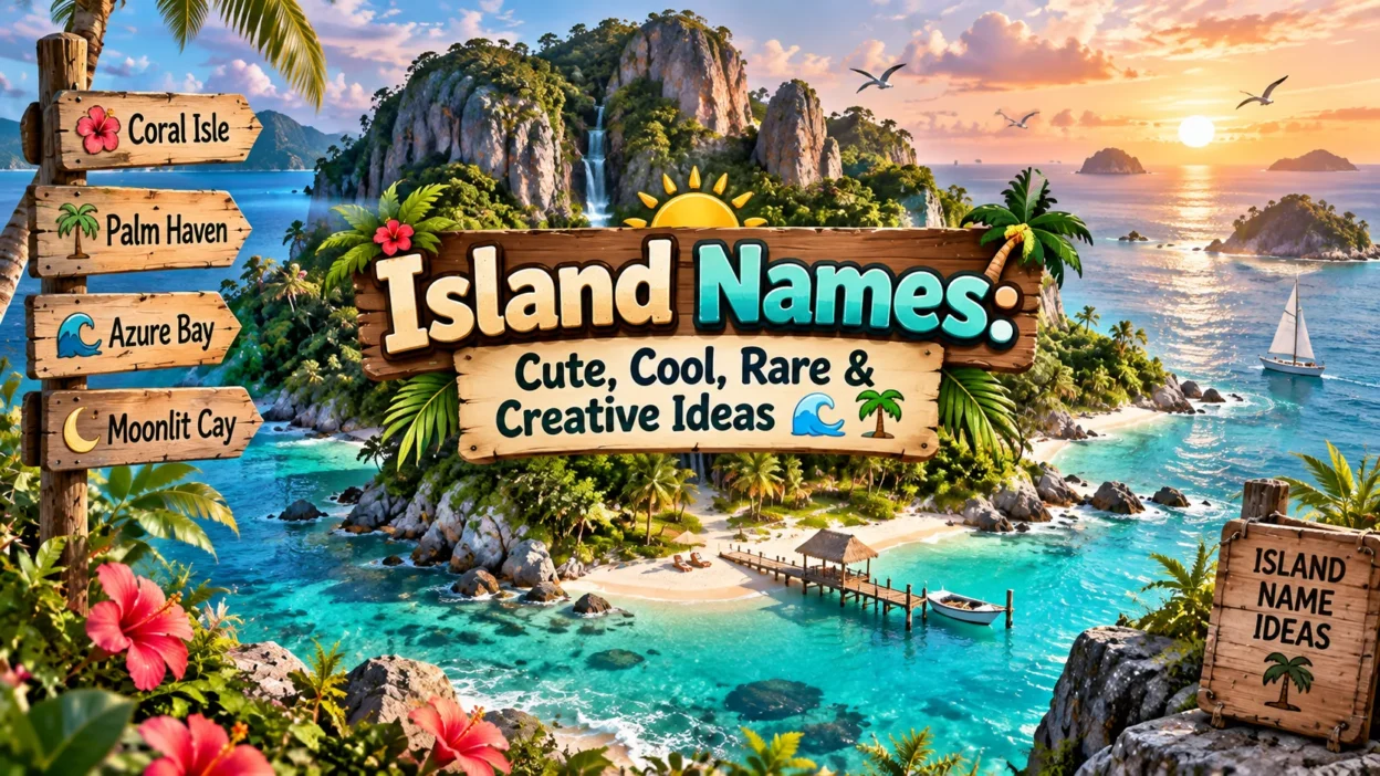 Island Names: Cute, Cool, Rare & Creative Ideas 🌊🌴