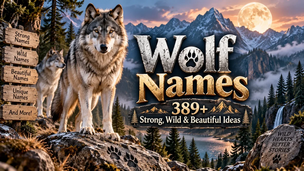 Wolf Names 389+ Strong, Wild & Beautiful Ideas