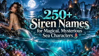 250+ Siren Names for Magical, Mysterious Sea Characters 🧜‍♀️