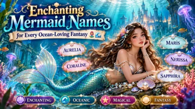 Enchanting Mermaid Names for Every Ocean-Loving Fantasy🧜‍♀️🌊