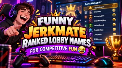 Funny Jerkmate Ranked Lobby Names for Competitive Fun 😂